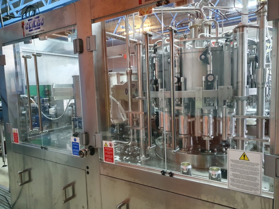 Stainless steel can filler seamer monoblock